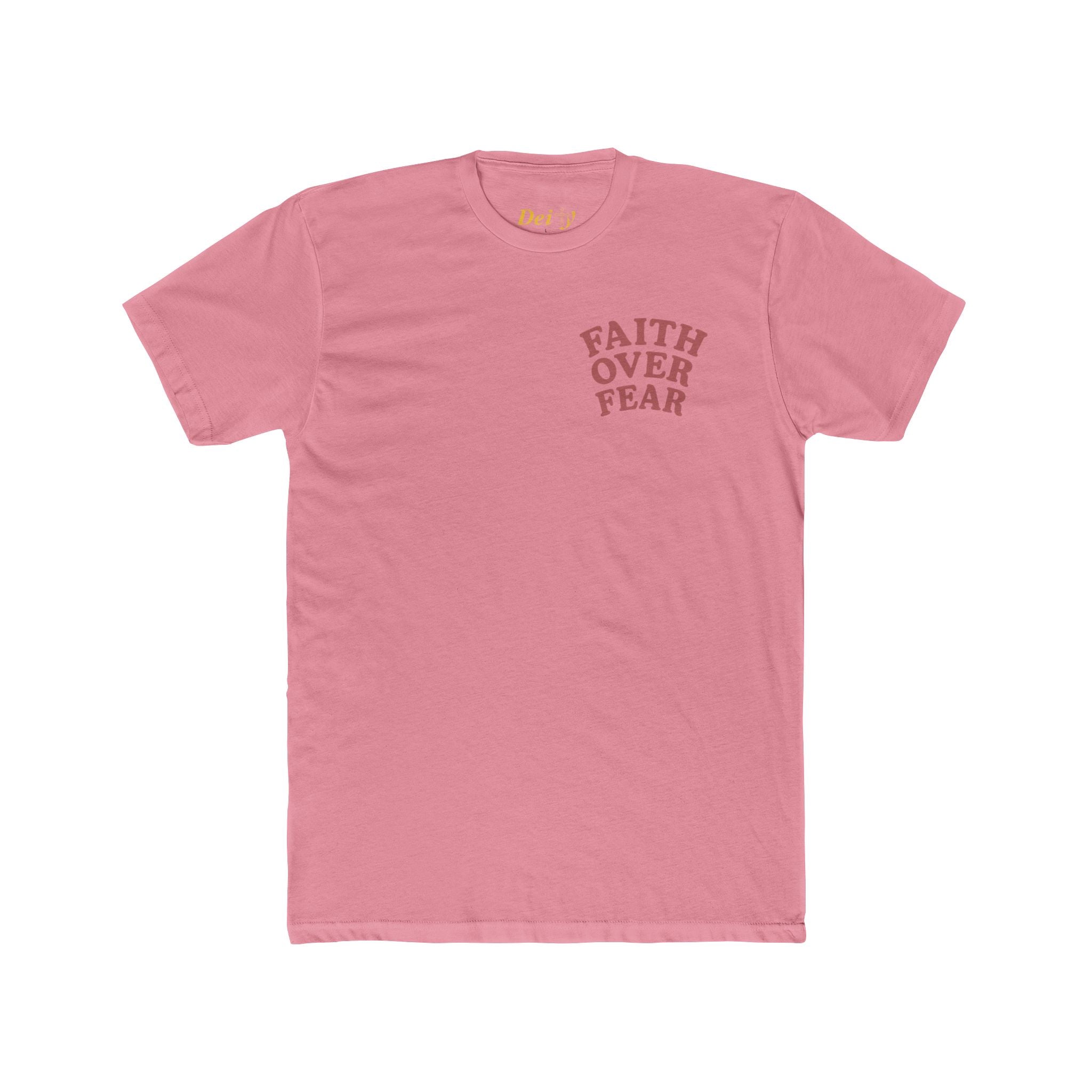 Faith Over Fear Pastel Unisex Cotton Tee