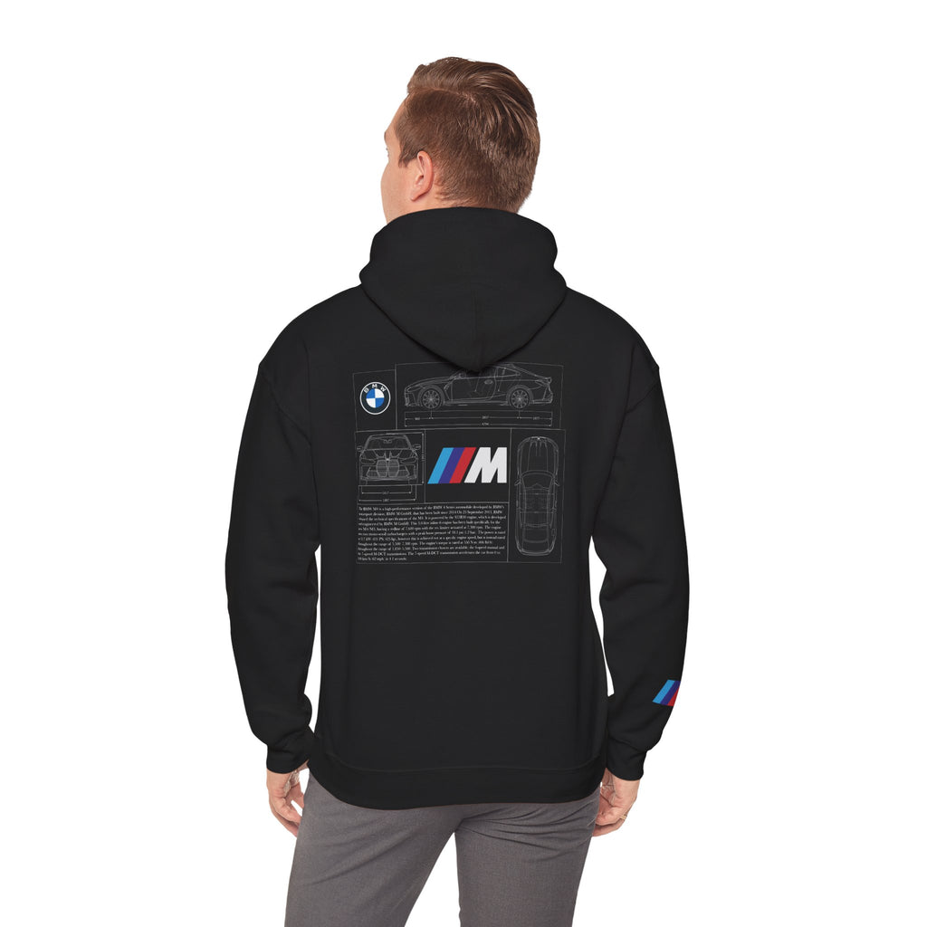Blueprint Automotive Unisex Hoodie - M4 Design