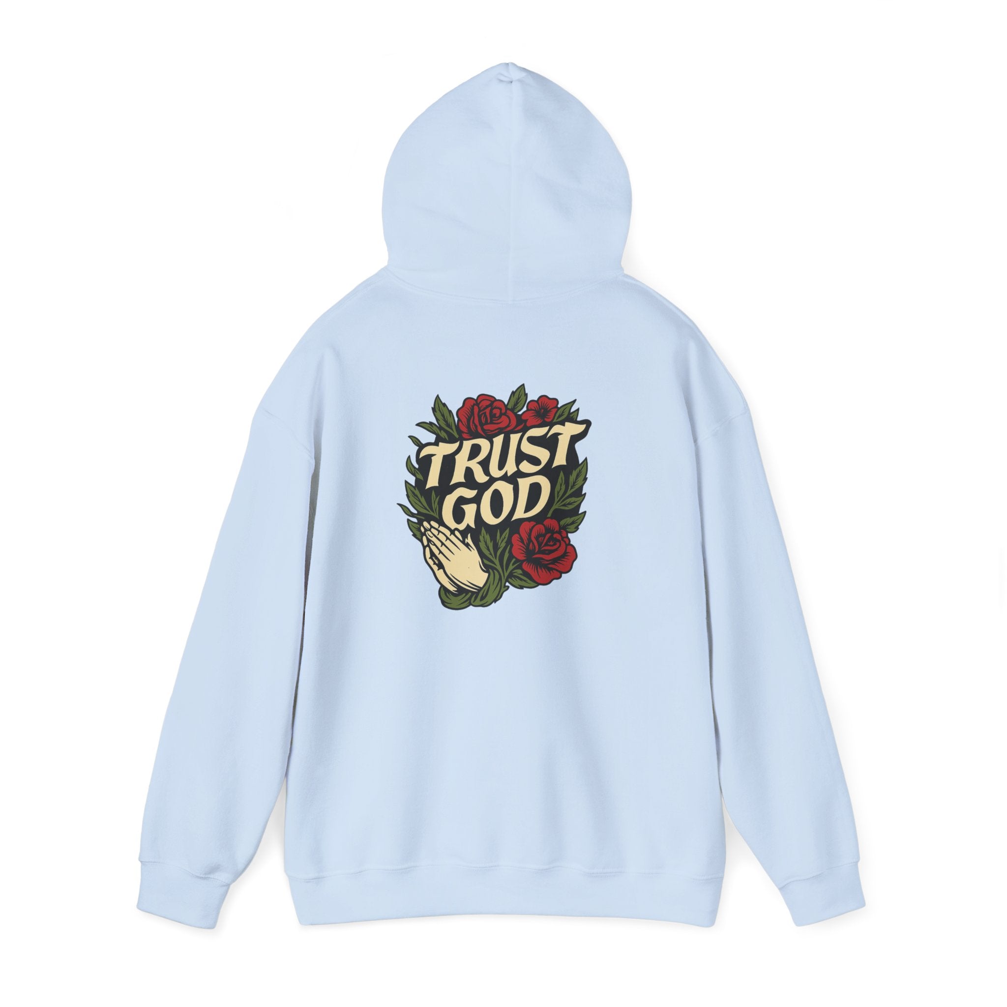 Trust God Rose Unisex Cotton Hoodie