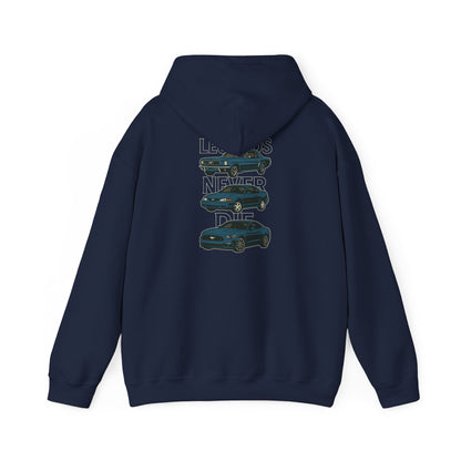 Legends Never Die Mustang Cotton Hoodie