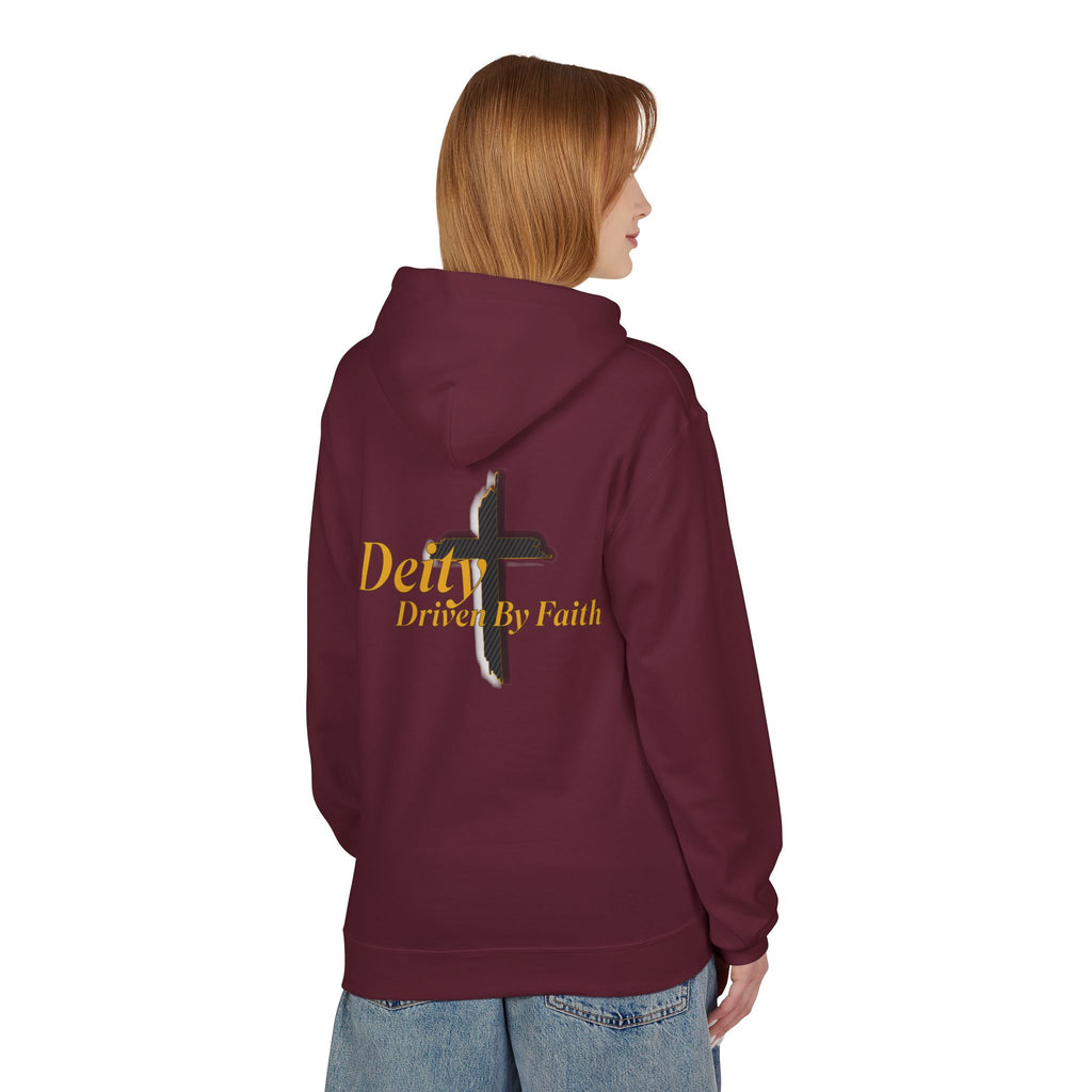 Driven By Faith Carbon Cross Hoodie