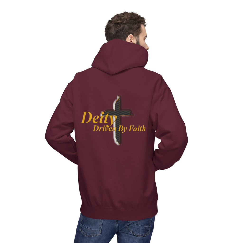 Driven By Faith Carbon Cross Hoodie