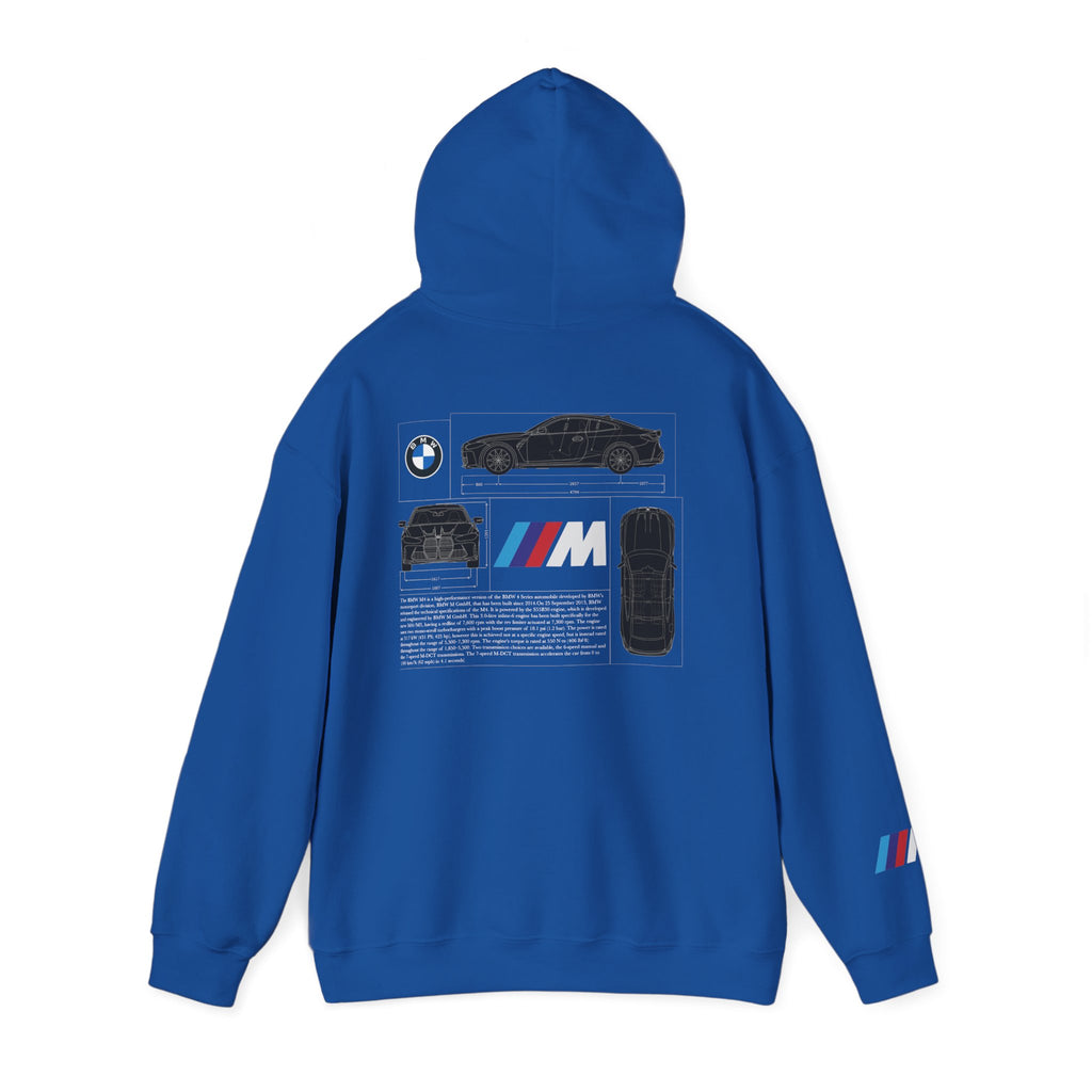 Blueprint Automotive Unisex Hoodie - M4 Design