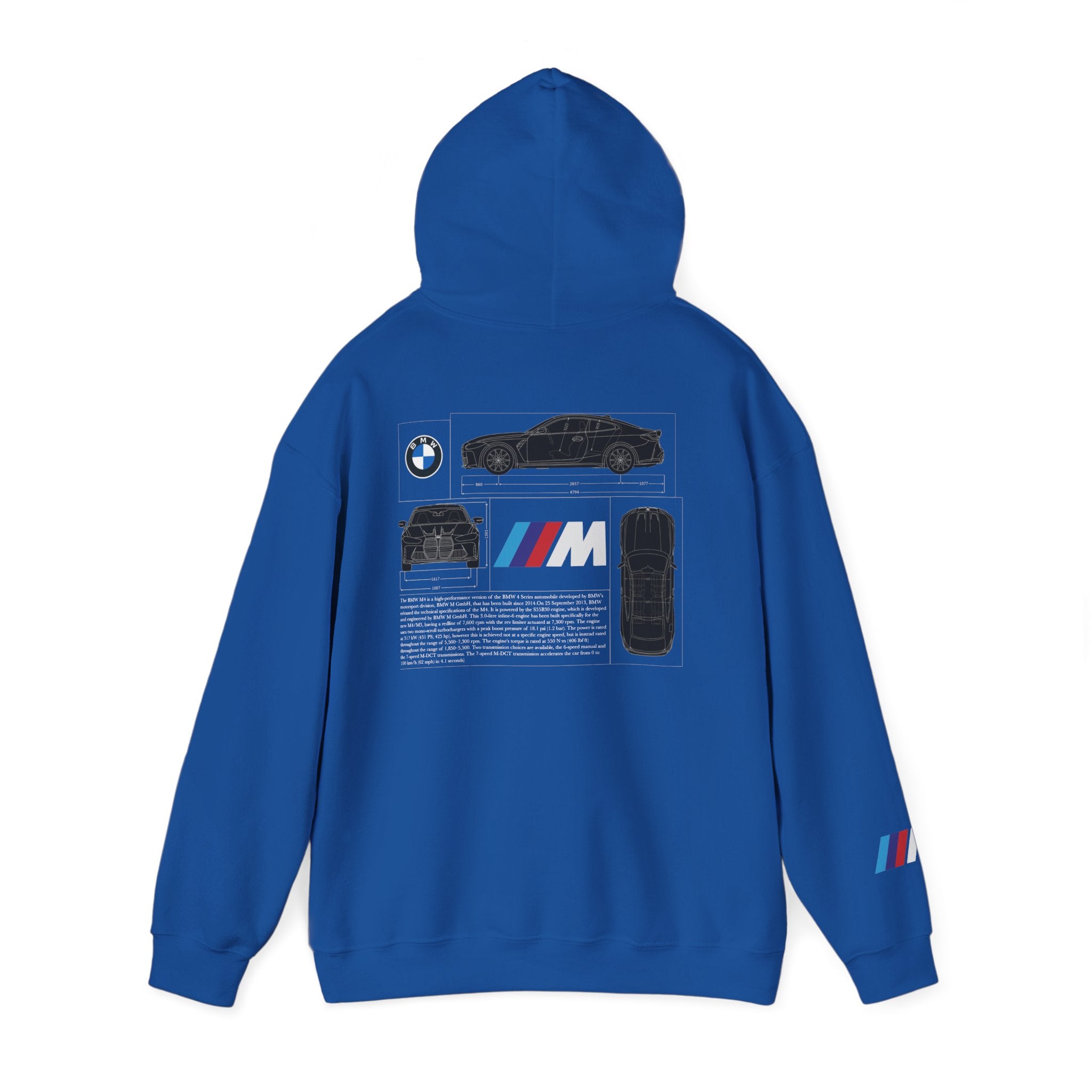 Blueprint Automotive Unisex Hoodie - M4 Design