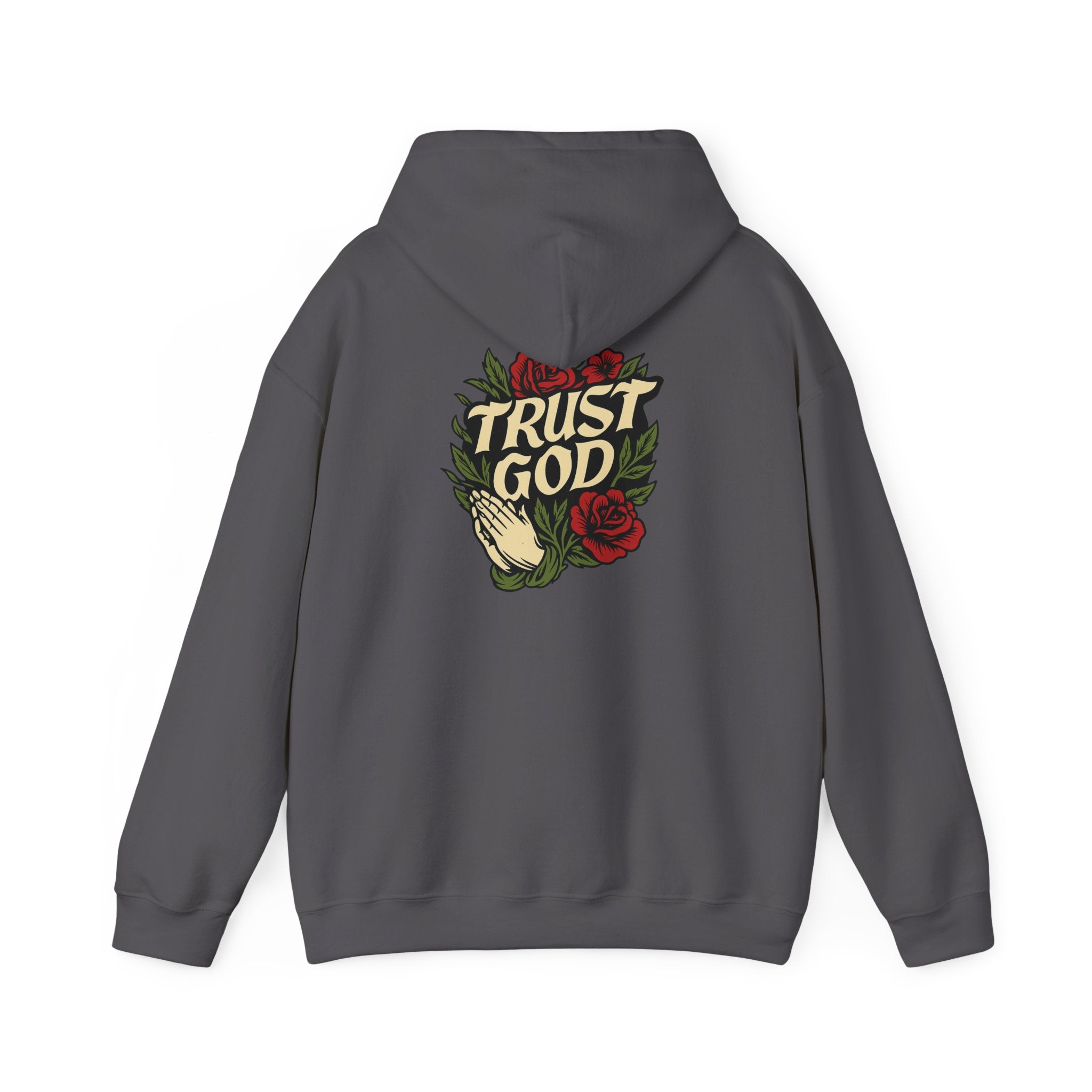 Trust God Rose Unisex Cotton Hoodie