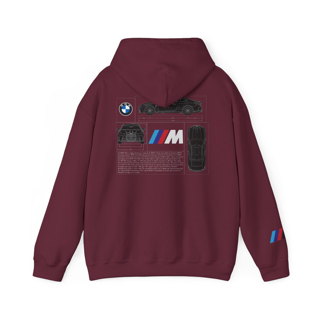 Blueprint Automotive Unisex Hoodie - M4 Design