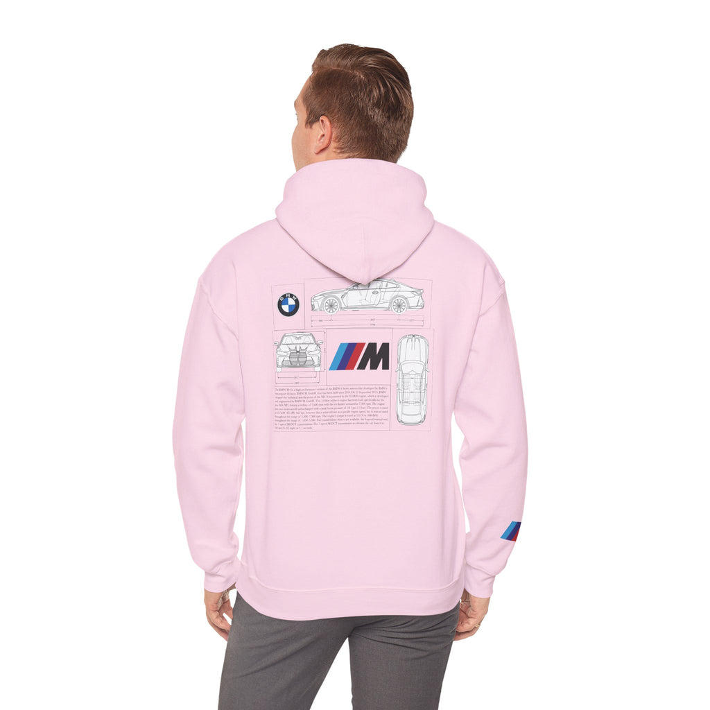 Blueprint Automotive Unisex Hoodie - M4 Design