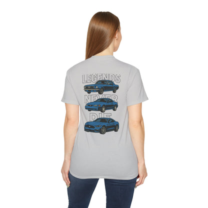 Cotton Legends Never Die Mustang Tee