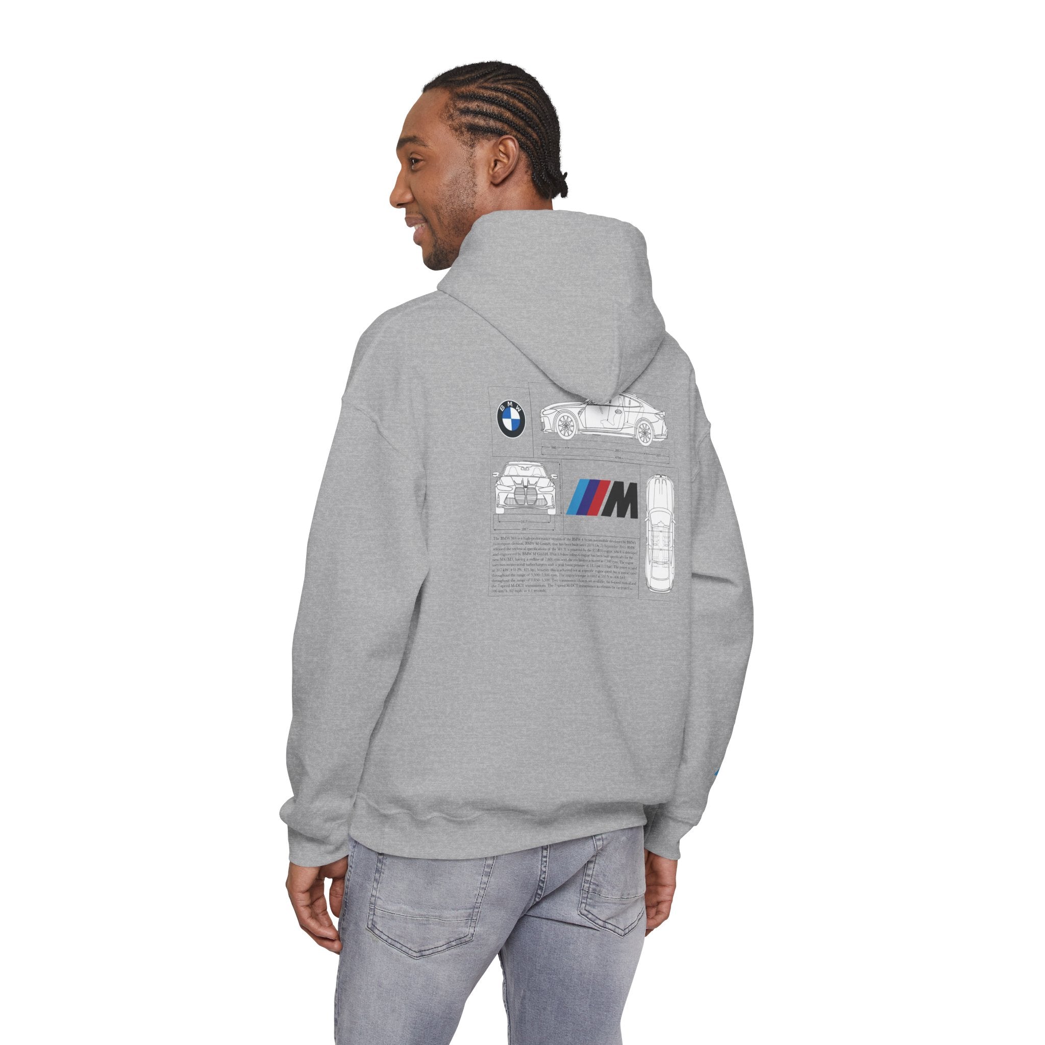 Blueprint Automotive Unisex Hoodie - M4 Design