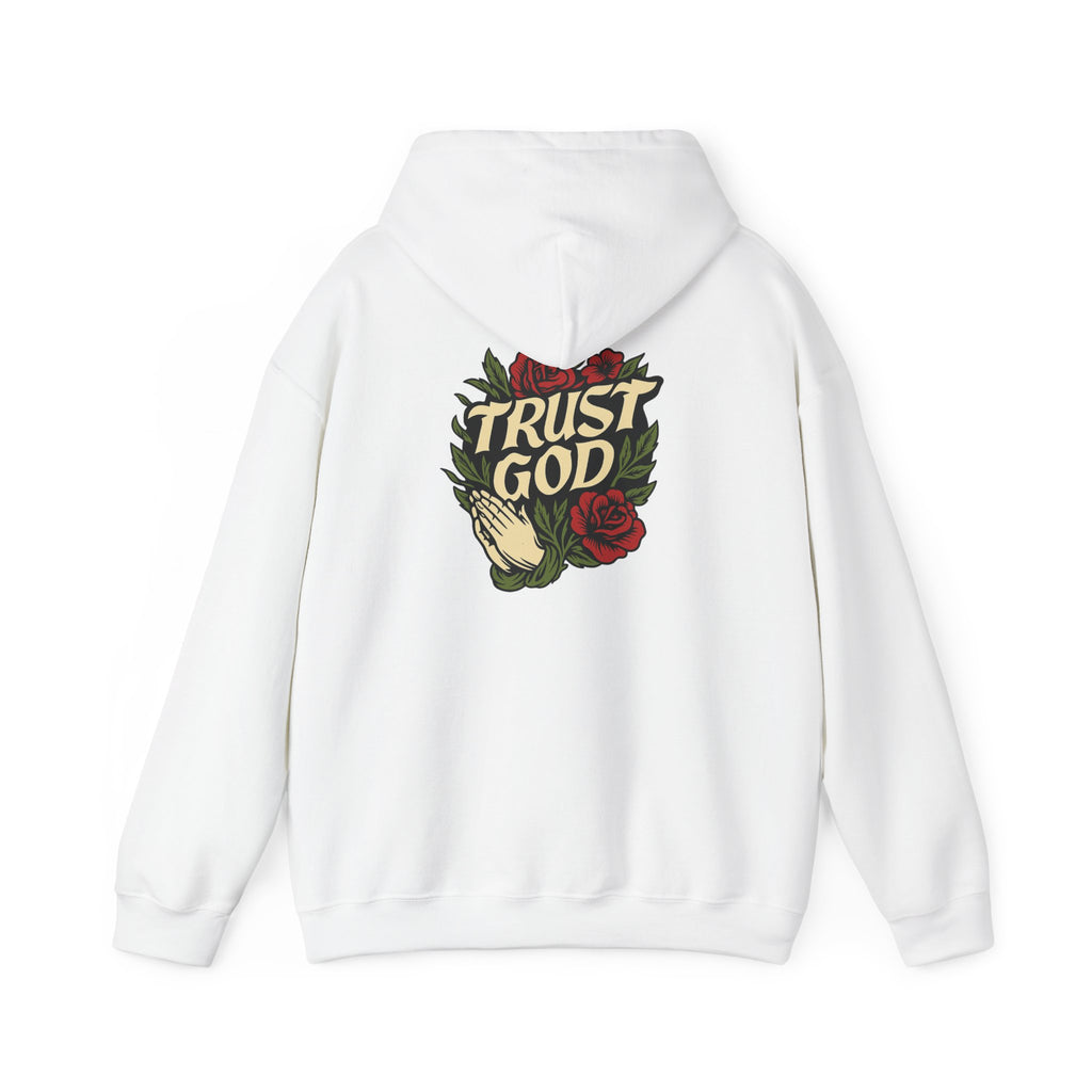Trust God Rose Unisex Cotton Hoodie