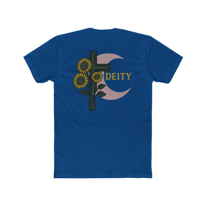 Sunflowers Moon Deity Unisex Cotton Tee