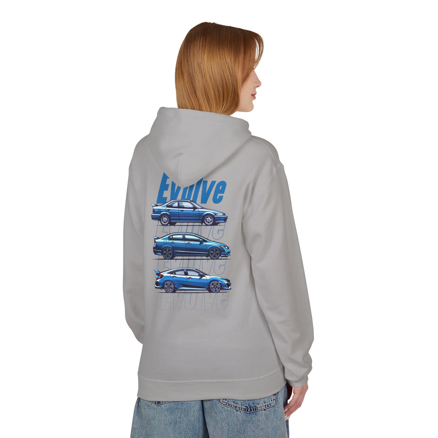 Evolve Blue Sport Cotton Hoodie