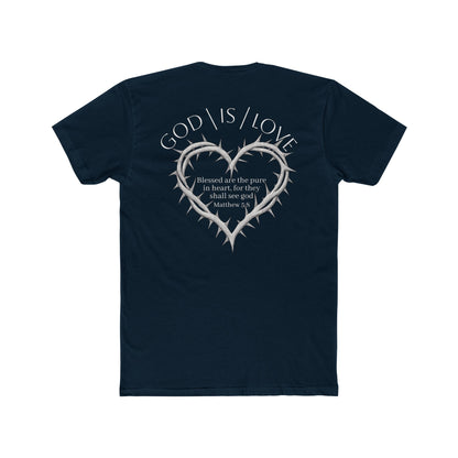 Matthew 5:8 Thorn Heart Cotton Tee