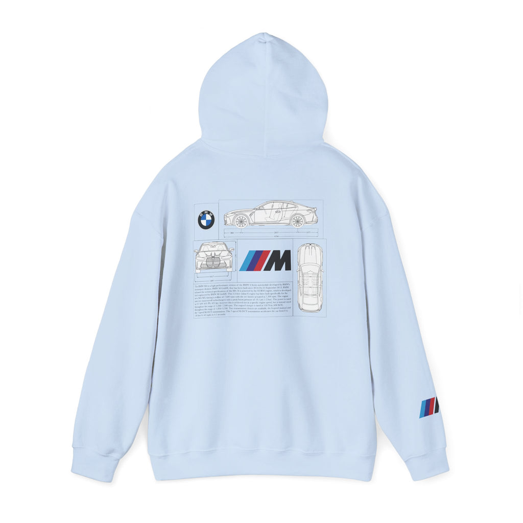 Blueprint Automotive Unisex Hoodie - M4 Design
