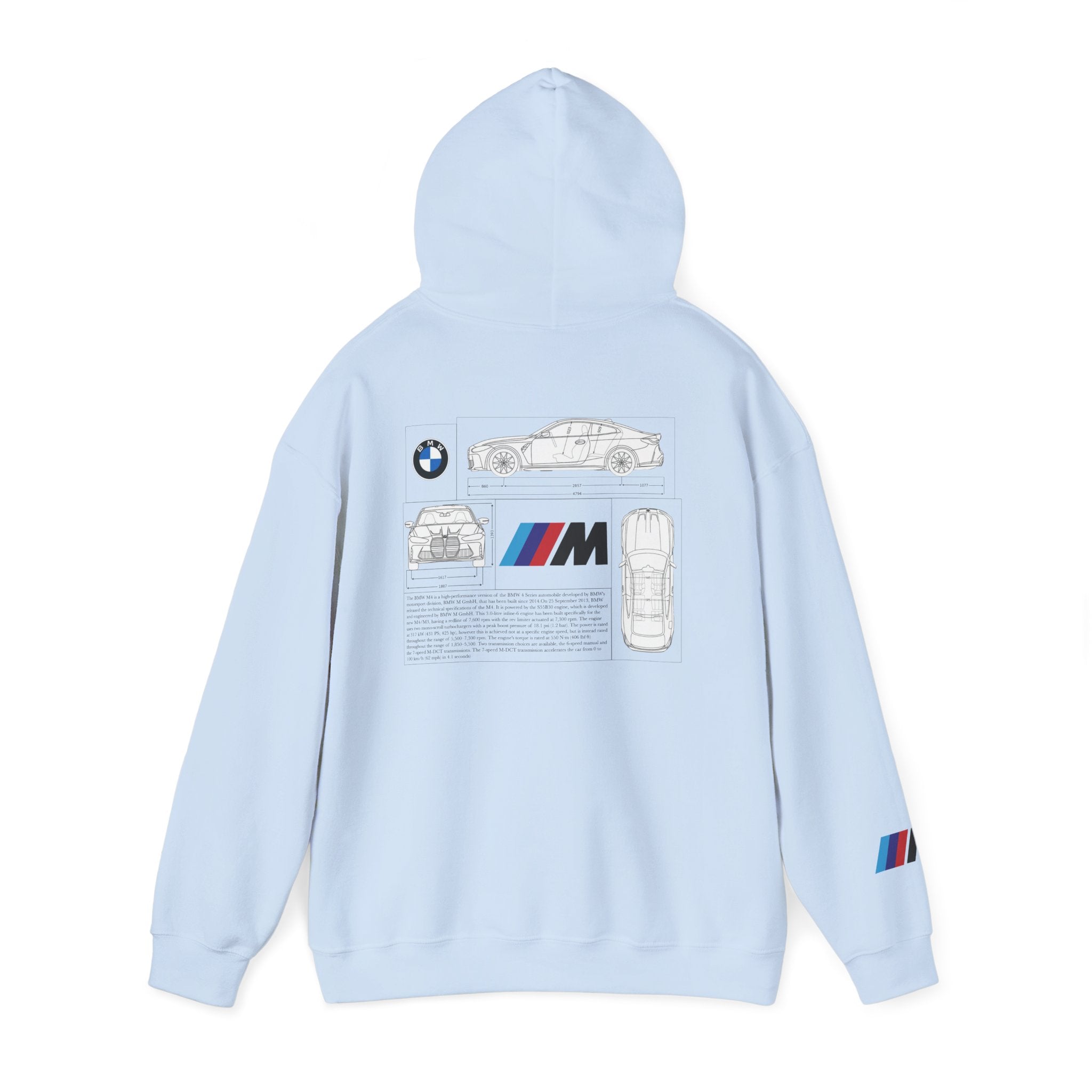 Blueprint Automotive Unisex Hoodie - M4 Design