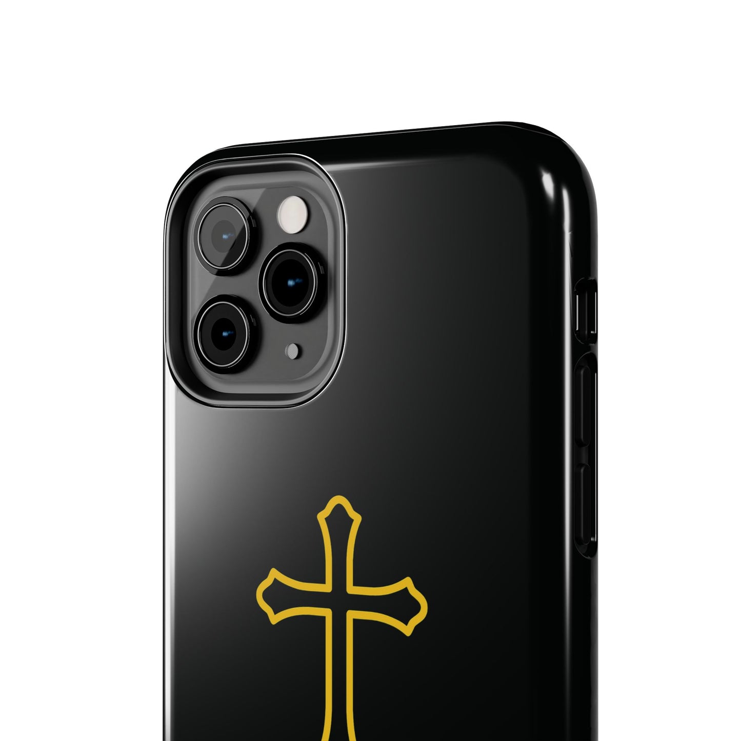 Black Always With Me Cross Phone Case