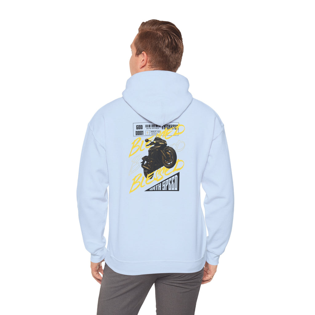 Blessed Motorcycle Heavy Cotton Hoodie