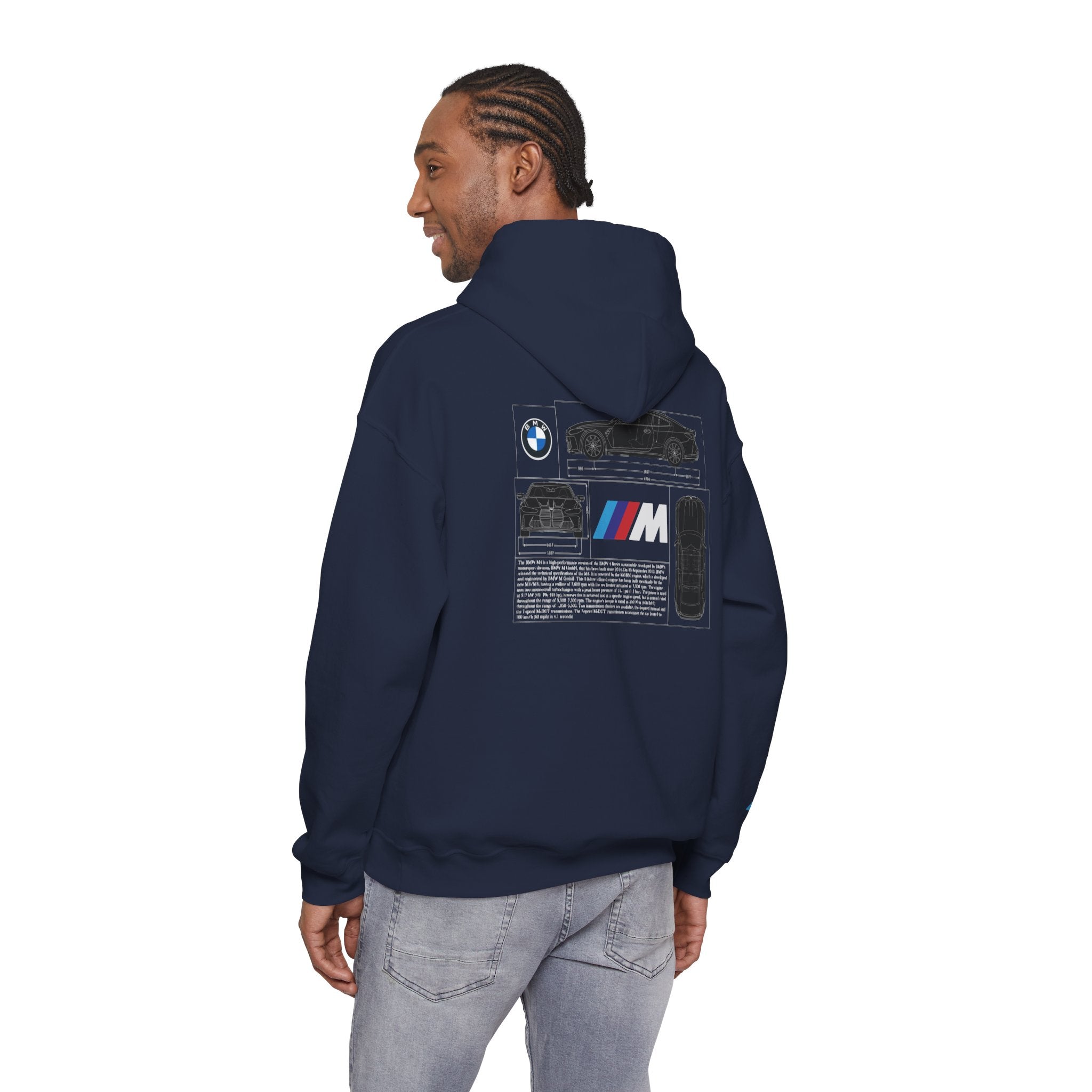 Blueprint Automotive Unisex Hoodie - M4 Design