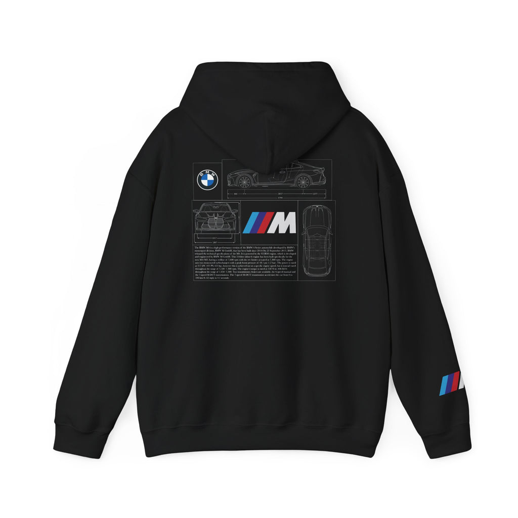 Blueprint Automotive Unisex Hoodie - M4 Design