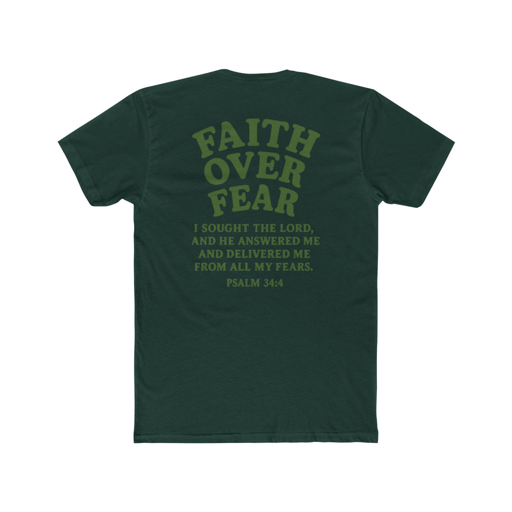 Faith Over Fear Pastel Unisex Cotton Tee
