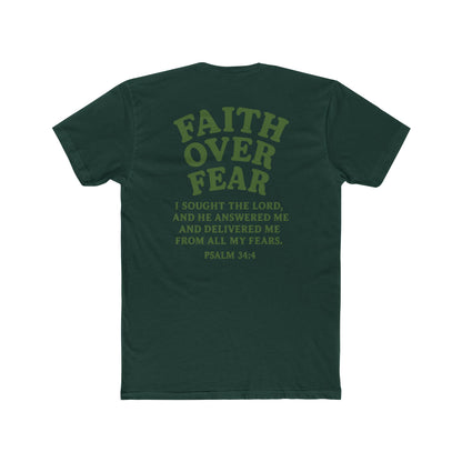 Faith Over Fear Pastel Unisex Cotton Tee
