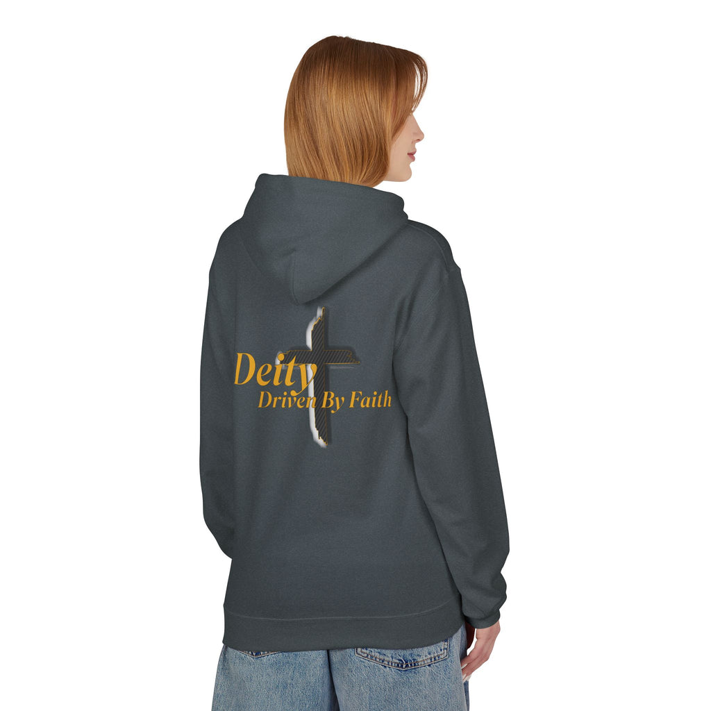 Driven By Faith Carbon Cross Hoodie