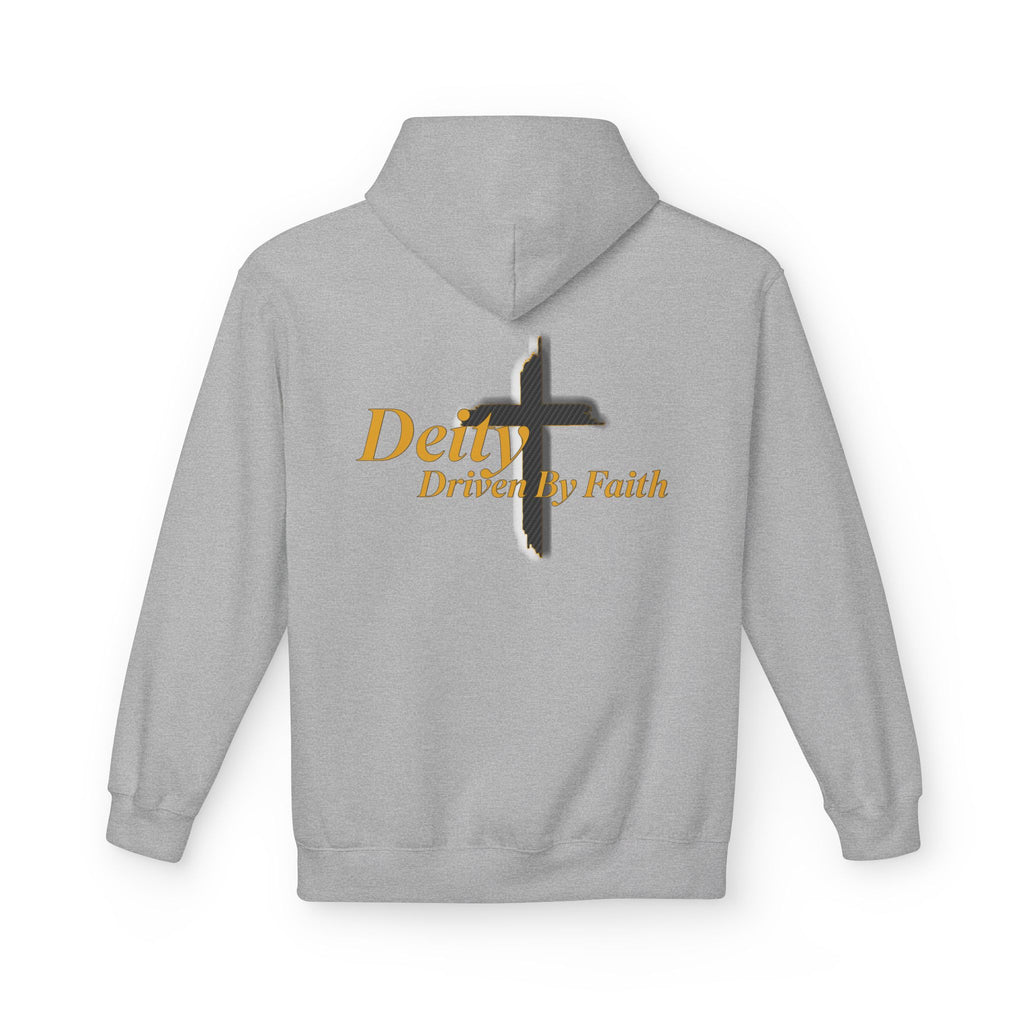 Driven By Faith Carbon Cross Hoodie