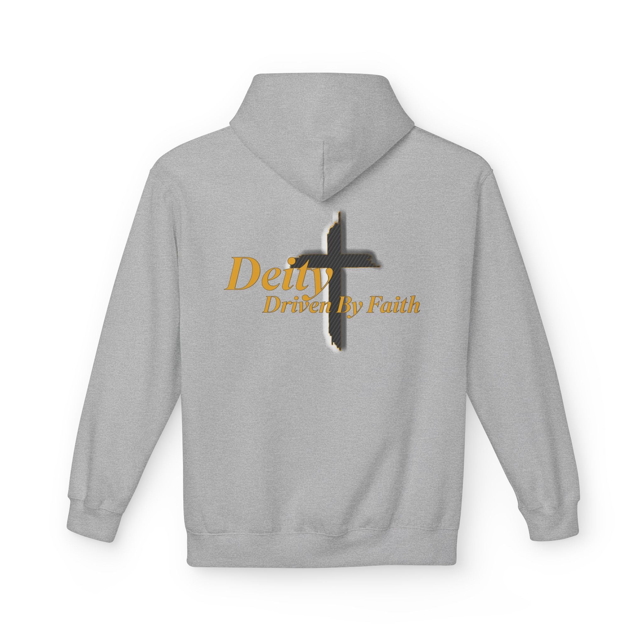 Driven By Faith Carbon Cross Hoodie