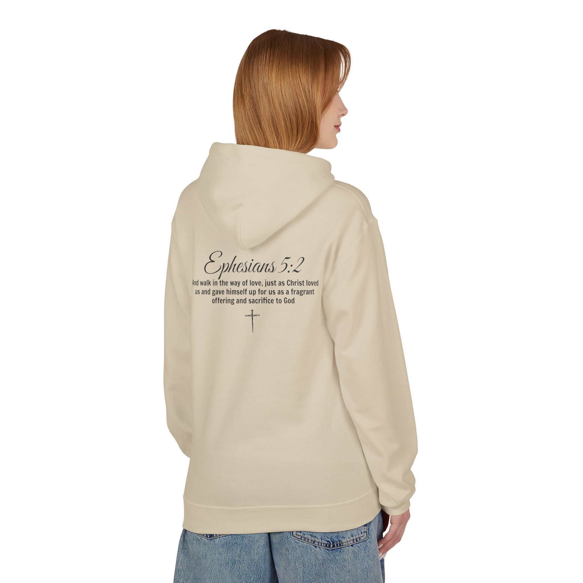 Ephesians 5:2 Sacrifice Collection Cotton Hoodie