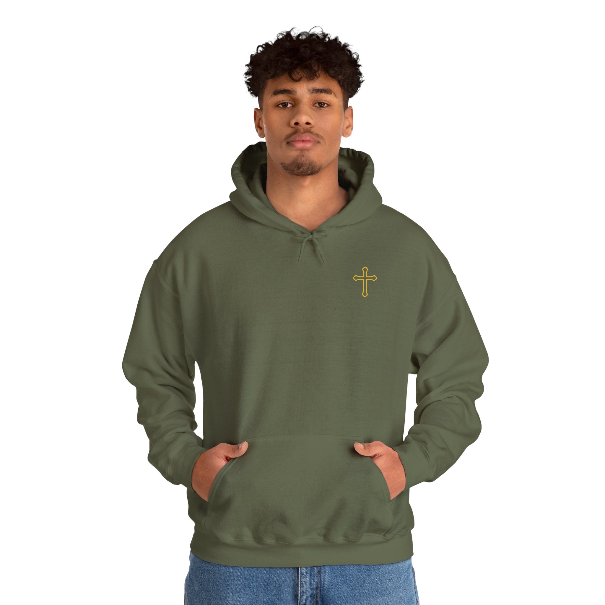 Walk With God Cotton Cross Hoodie