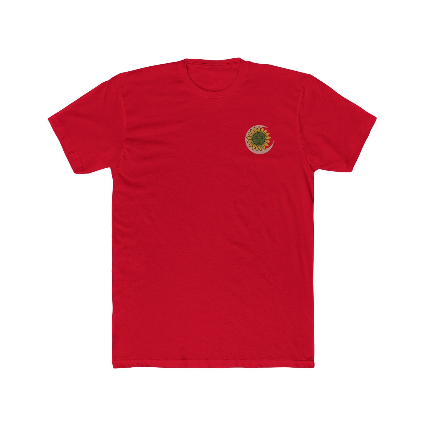 Sunflowers Moon Deity Unisex Cotton Tee