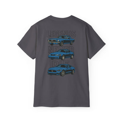 Cotton Legends Never Die Mustang Tee