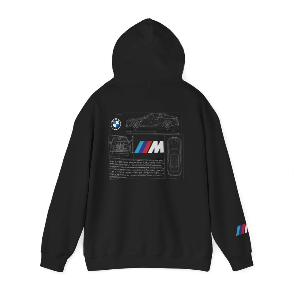 Blueprint Automotive Unisex Hoodie - M4 Design