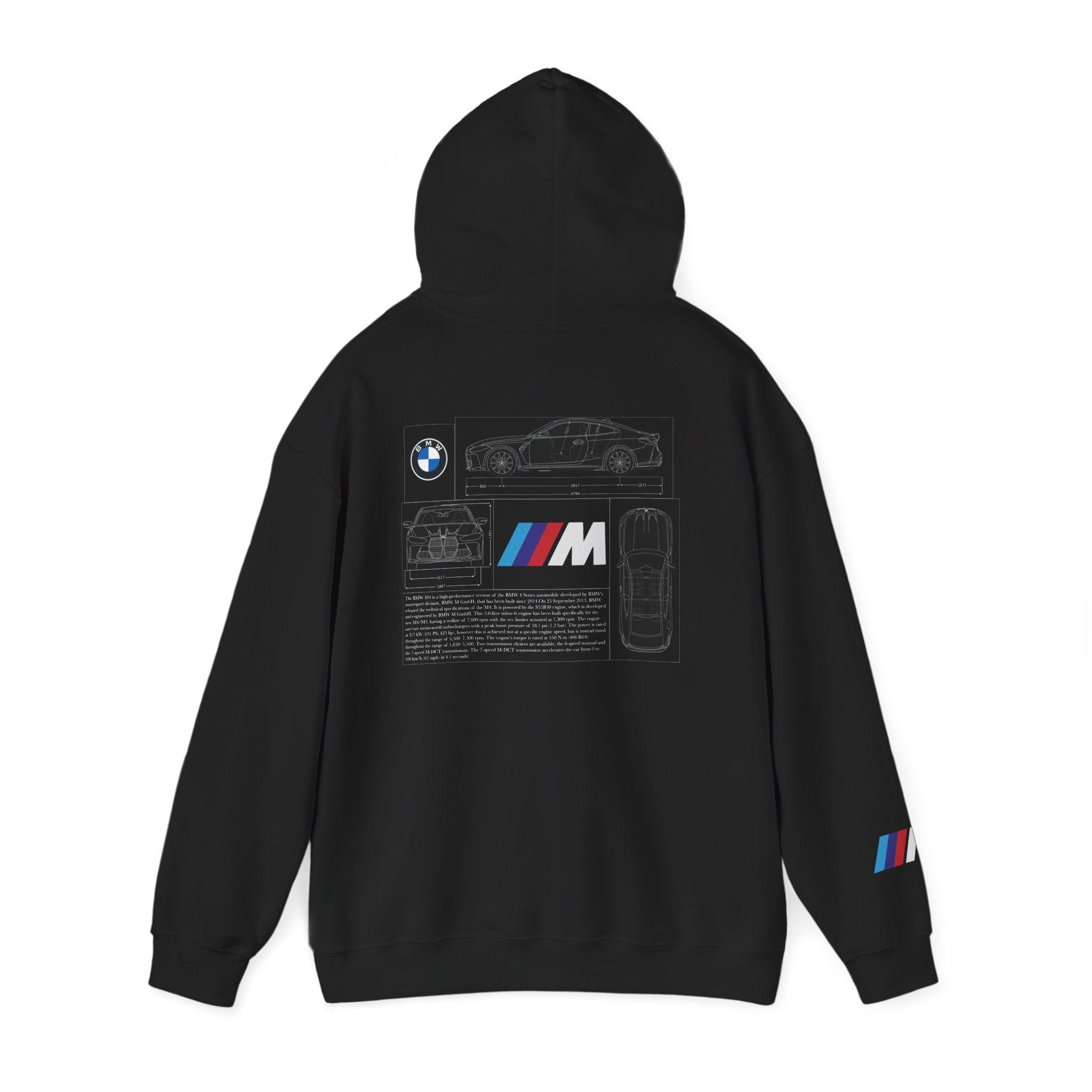 Blueprint Automotive Unisex Hoodie - M4 Design