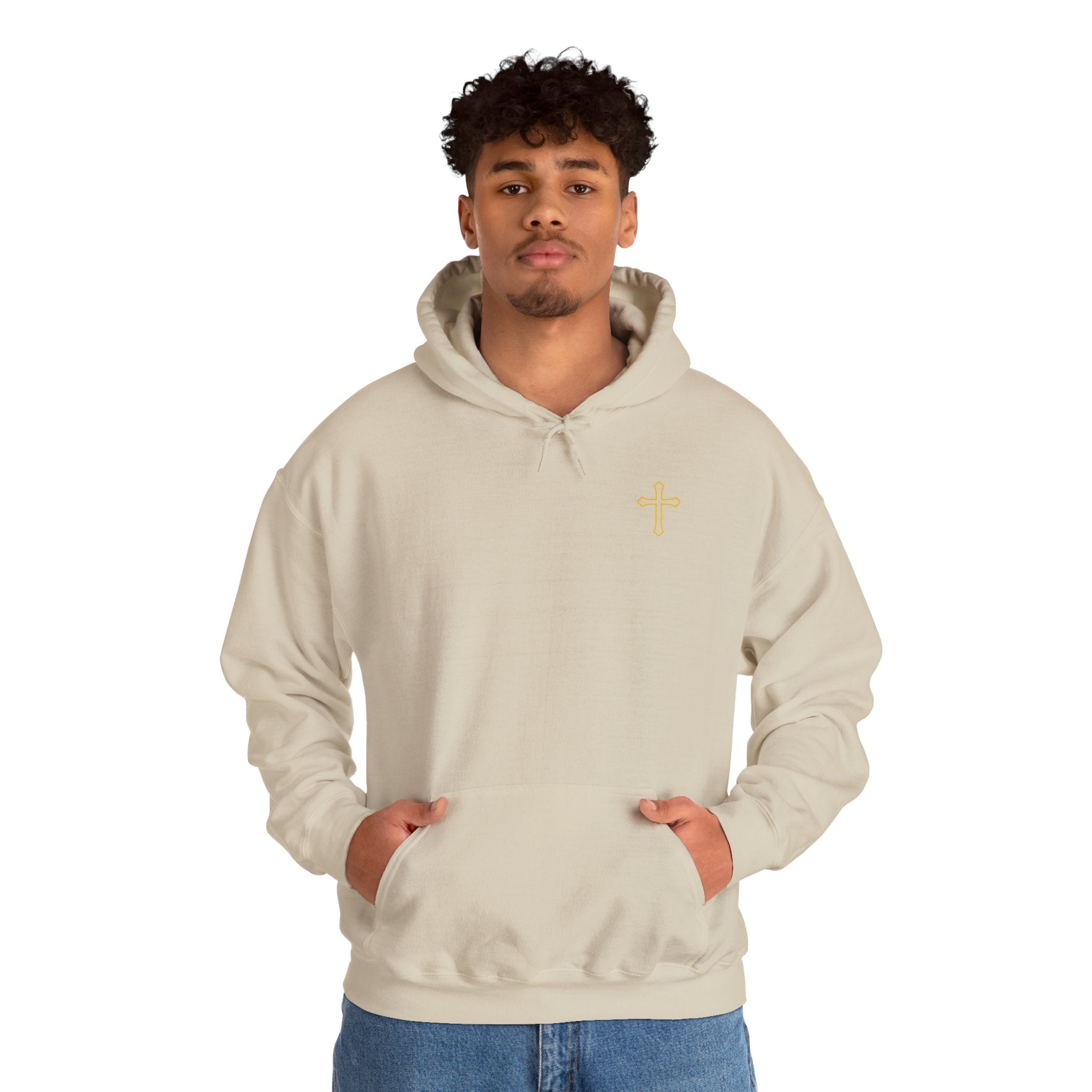 Walk With God Cotton Cross Hoodie
