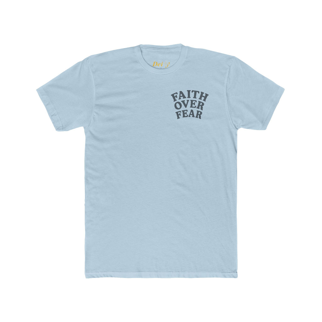 Faith Over Fear Pastel Unisex Cotton Tee
