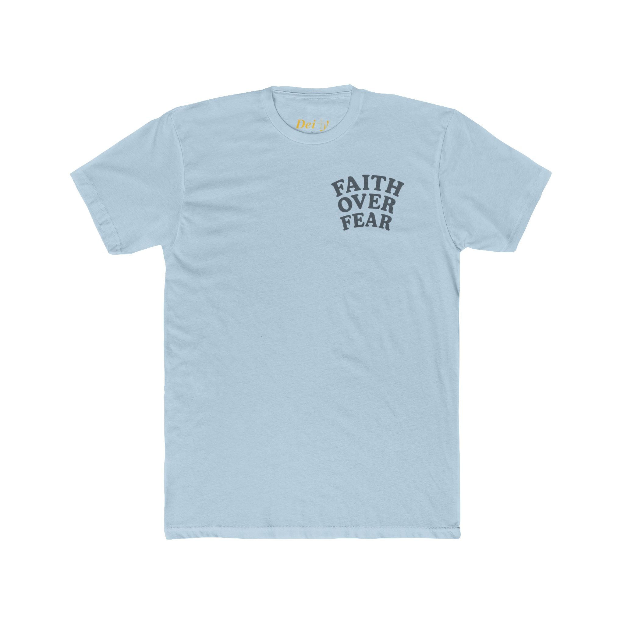 Faith Over Fear Pastel Unisex Cotton Tee