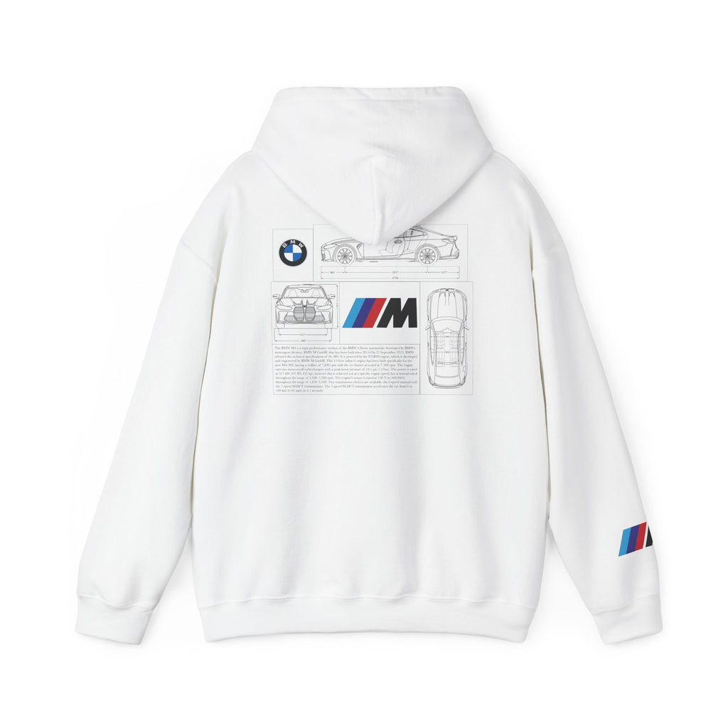 Blueprint Automotive Unisex Hoodie - M4 Design