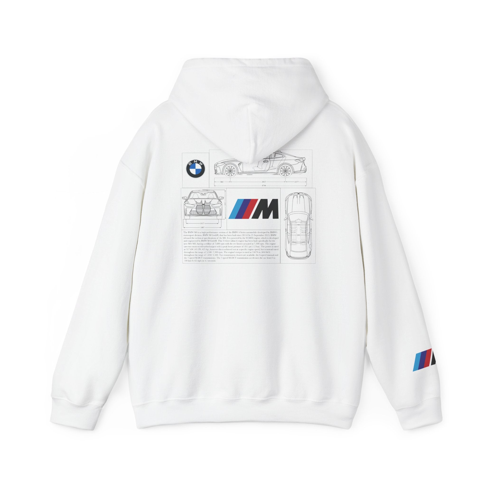 Blueprint Automotive Unisex Hoodie - M4 Design