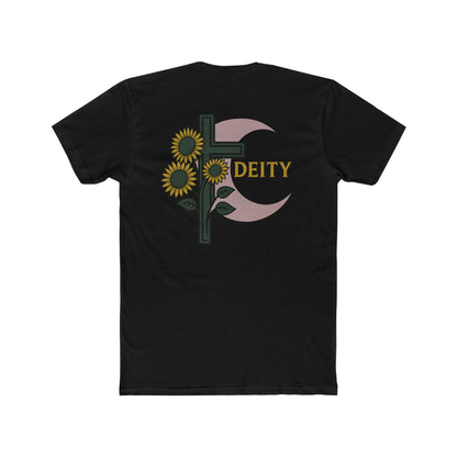 Sunflowers Moon Deity Unisex Cotton Tee