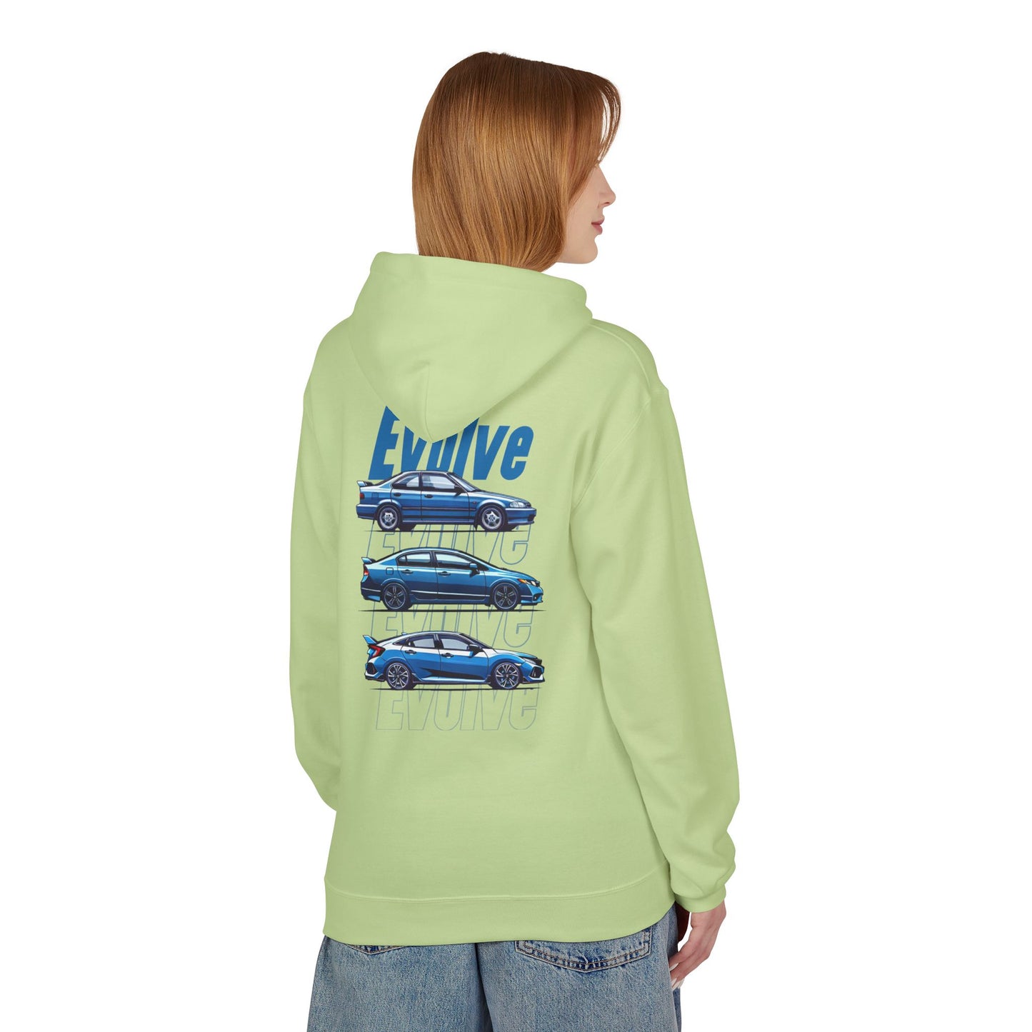 Evolve Blue Sport Cotton Hoodie