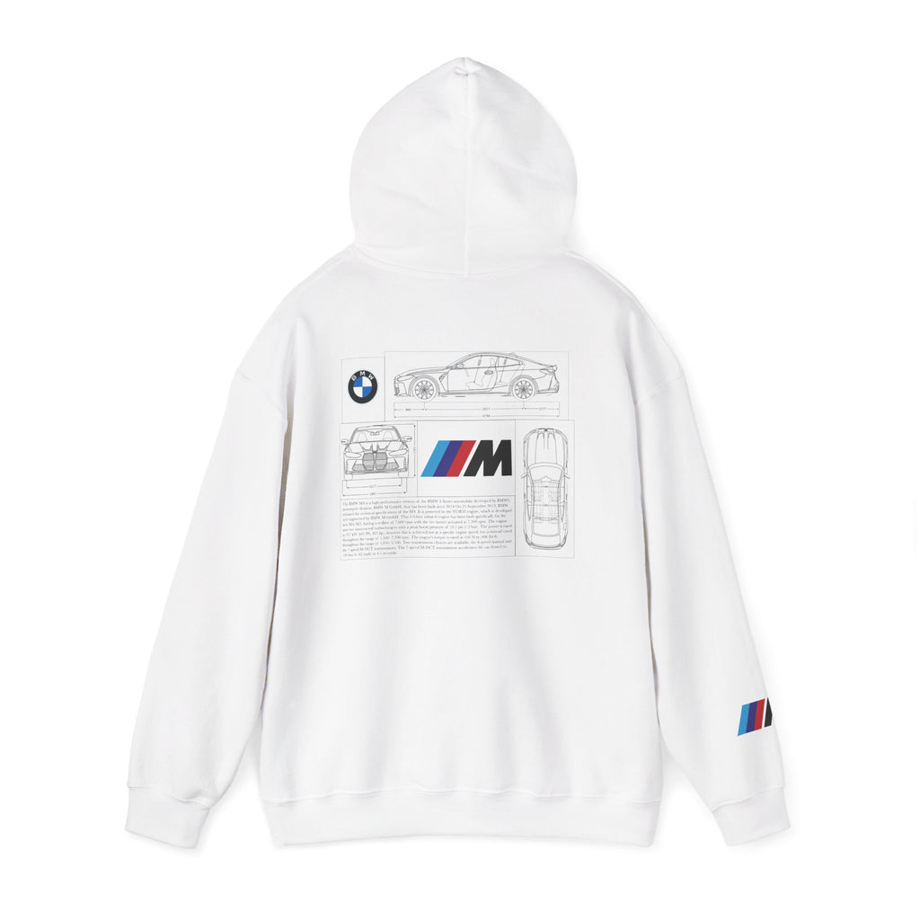 Blueprint Automotive Unisex Hoodie - M4 Design