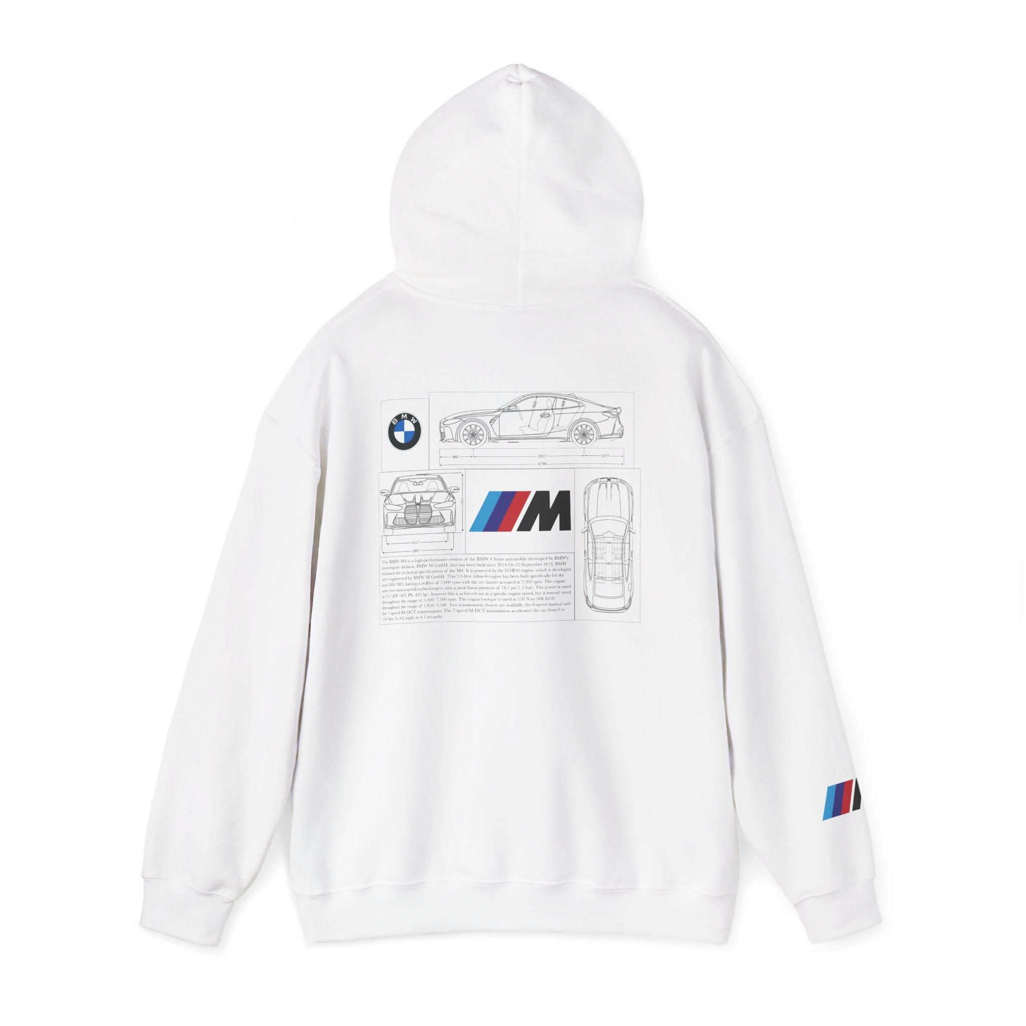 Blueprint Automotive Unisex Hoodie - M4 Design