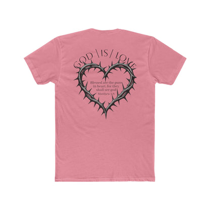 Matthew 5:8 Thorn Heart Cotton Tee