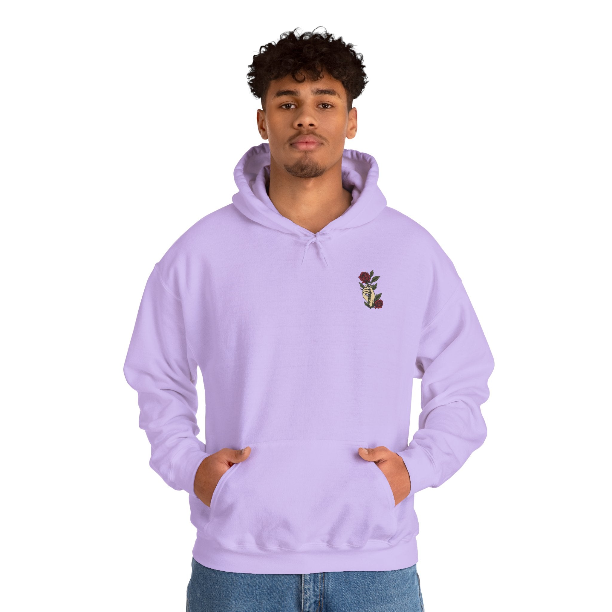 Trust God Rose Unisex Cotton Hoodie