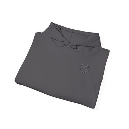 Matthew 5:8 Thorn Heart Cotton Hoodie