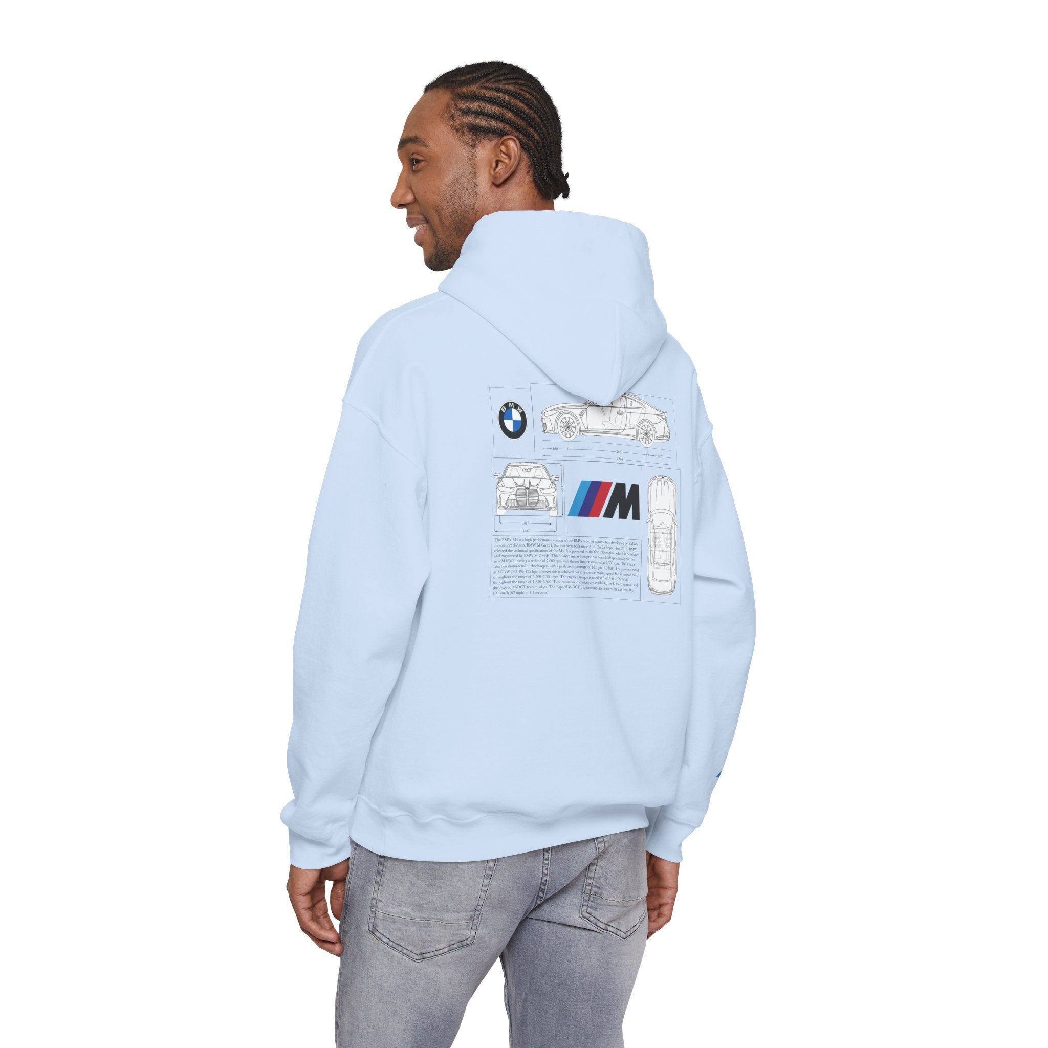 Blueprint Automotive Unisex Hoodie - M4 Design