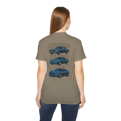 Cotton Legends Never Die Mustang Tee