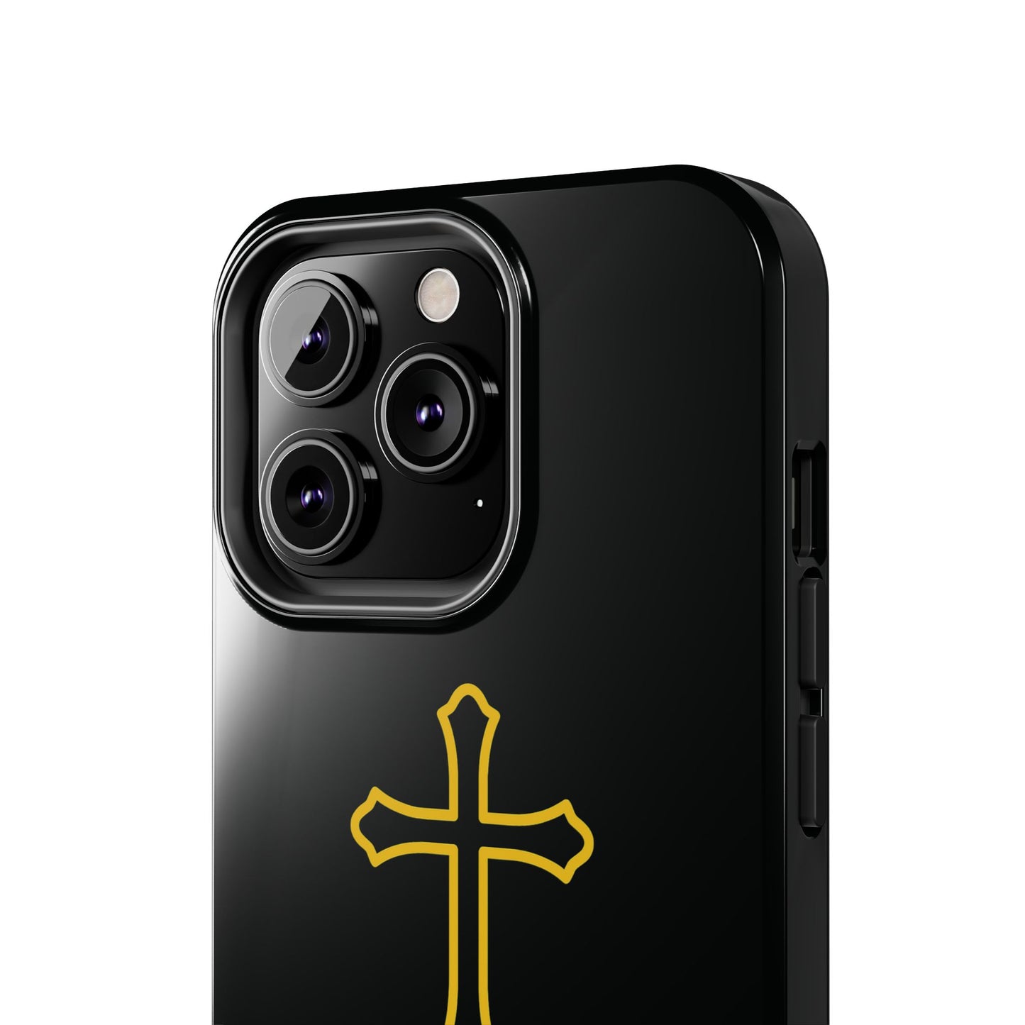 Black Always With Me Cross Phone Case