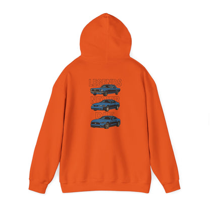Legends Never Die Mustang Cotton Hoodie
